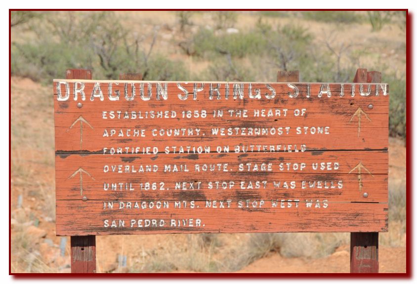 Dragoon Springs sign